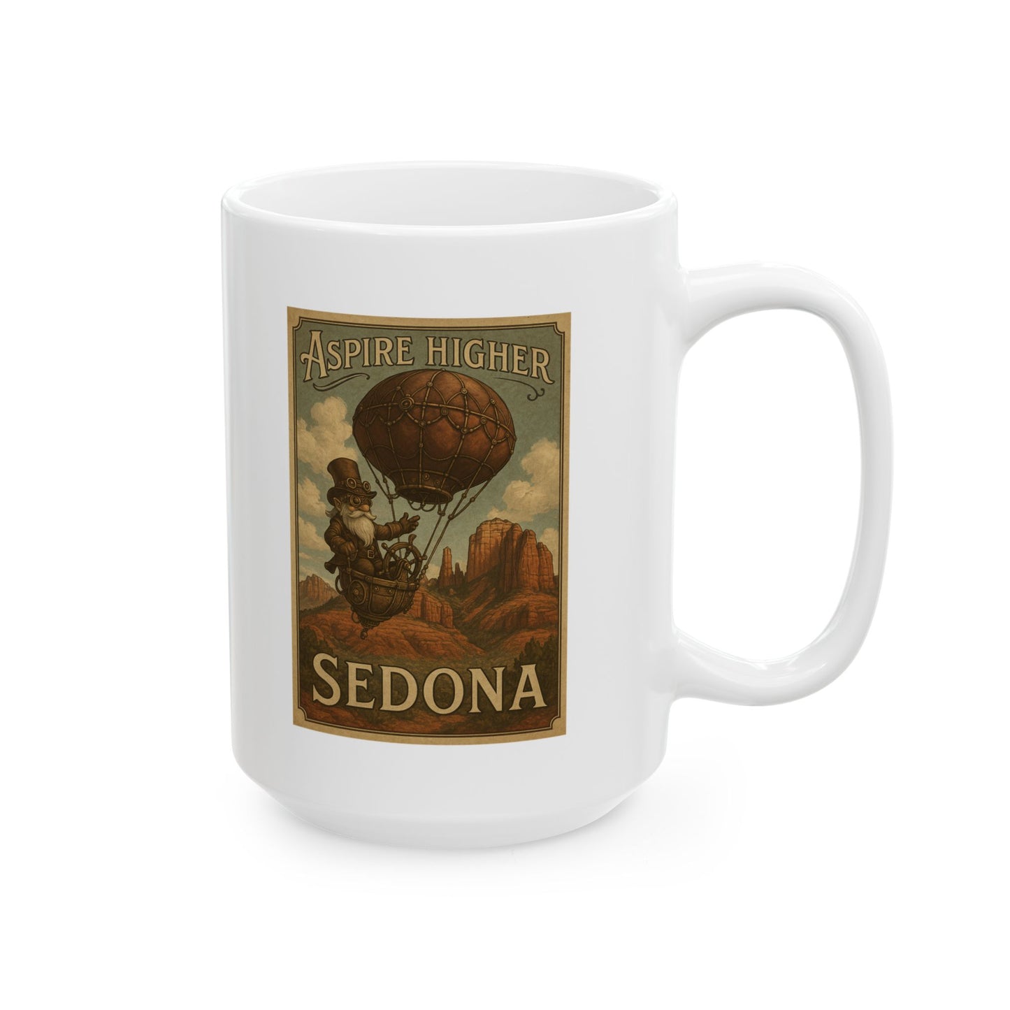 Aspire Higher Sedona Steampunk gnome