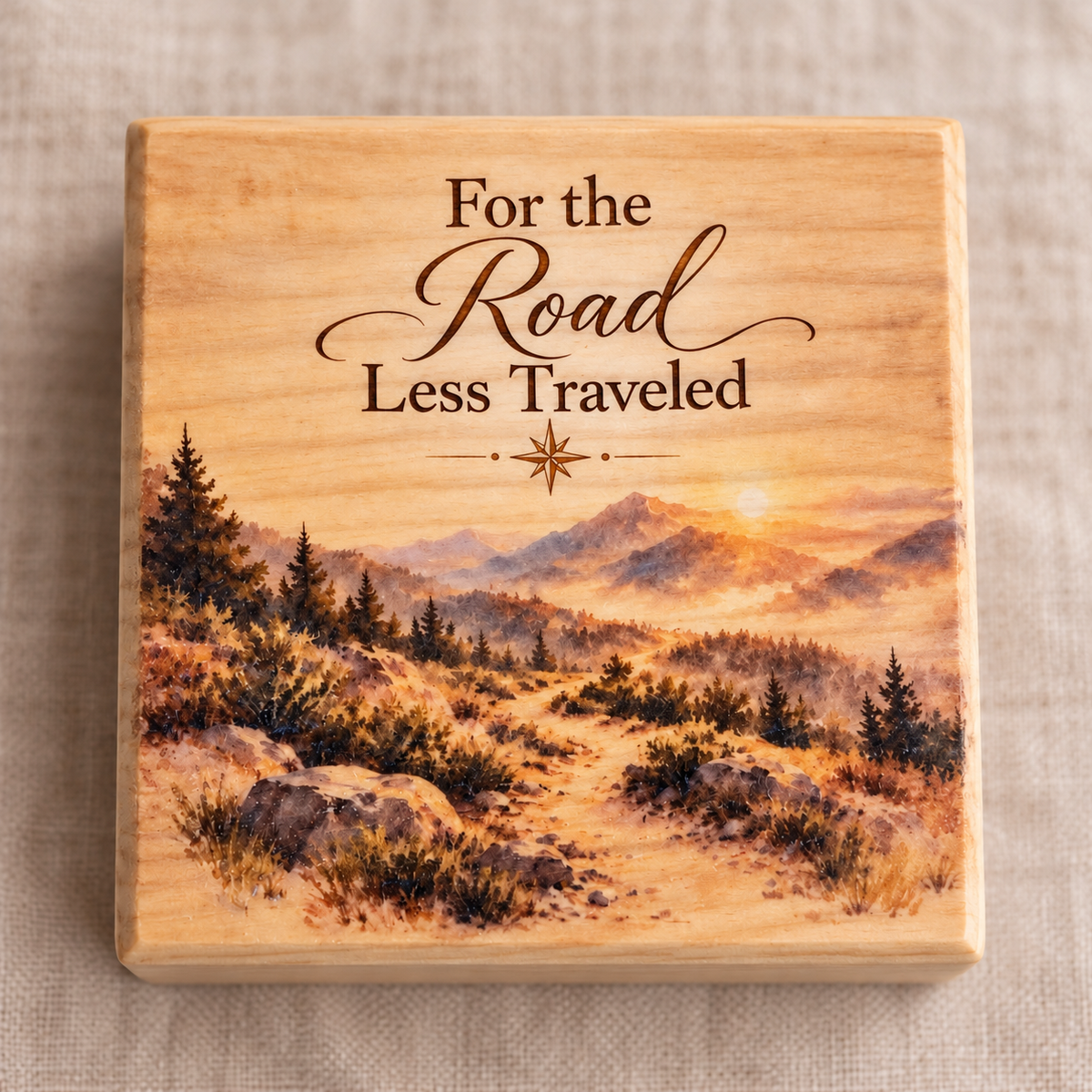 Find Your Way - Compass Keepsake Box