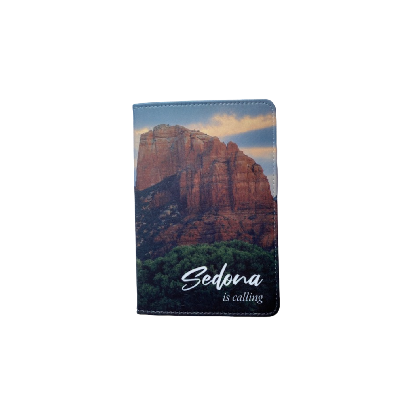 Journal- Sedona is Calling, Cathedral Rock up close, Leatherette Travel Journal