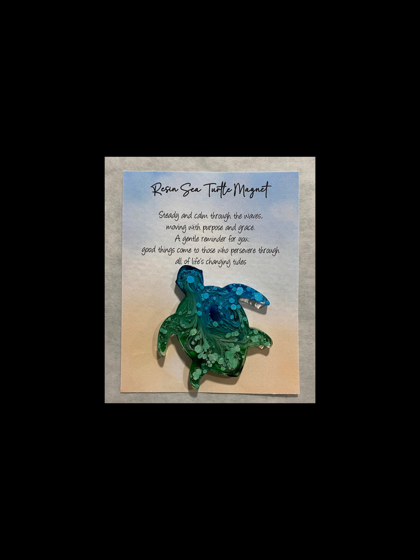 Ocean Dreaming Sea Turtle Magnet