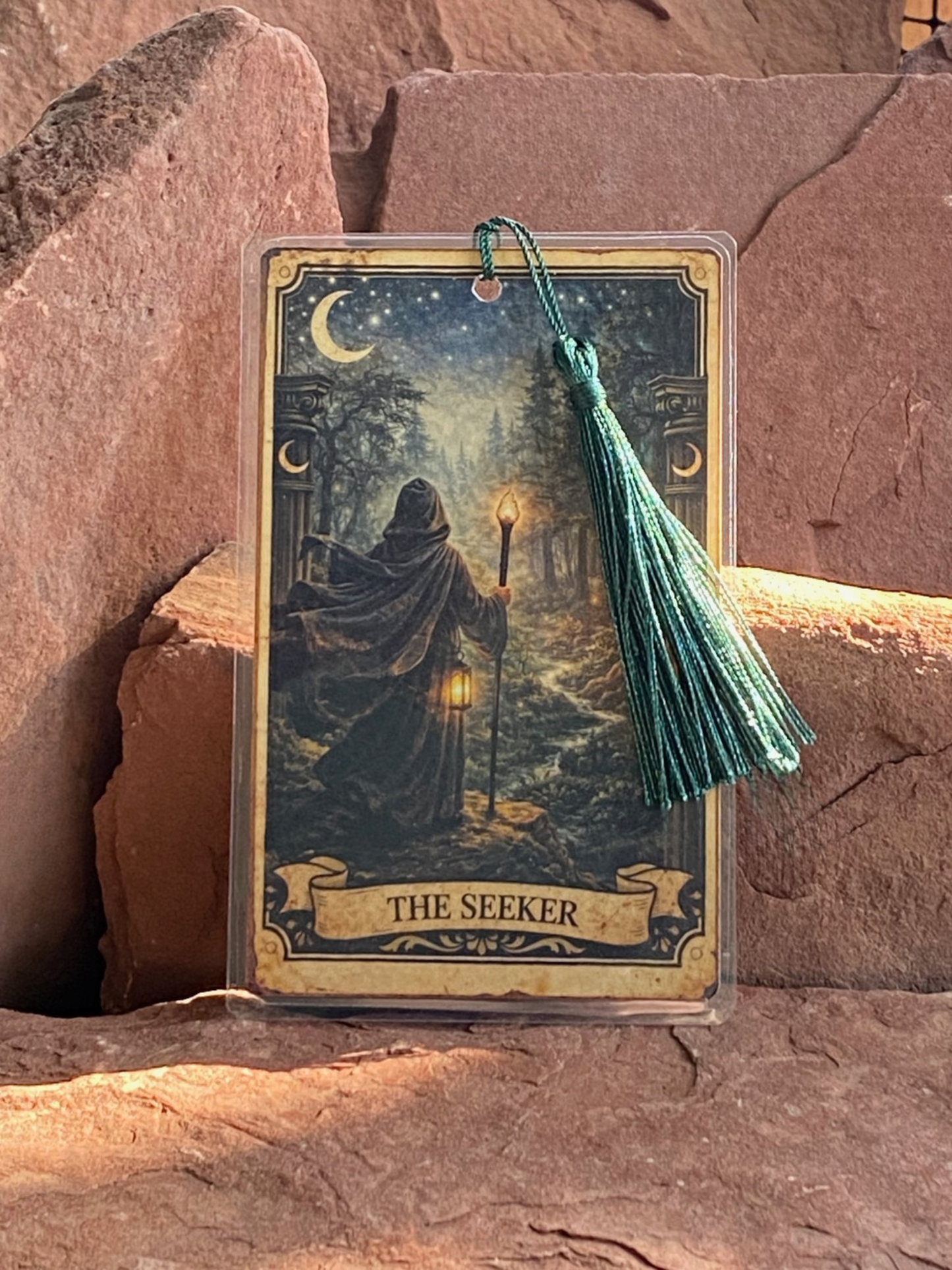 Bookmark~ Tarot Mystica ~Enchanted Forest Series ~ The Seeker