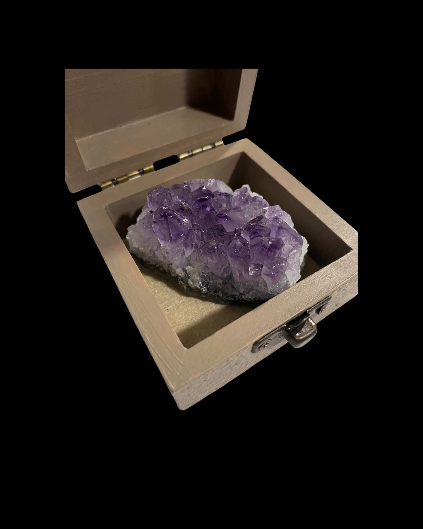 Timber & Stone Enchanted Keepsakes- Fairy Guardian of the Amethyst