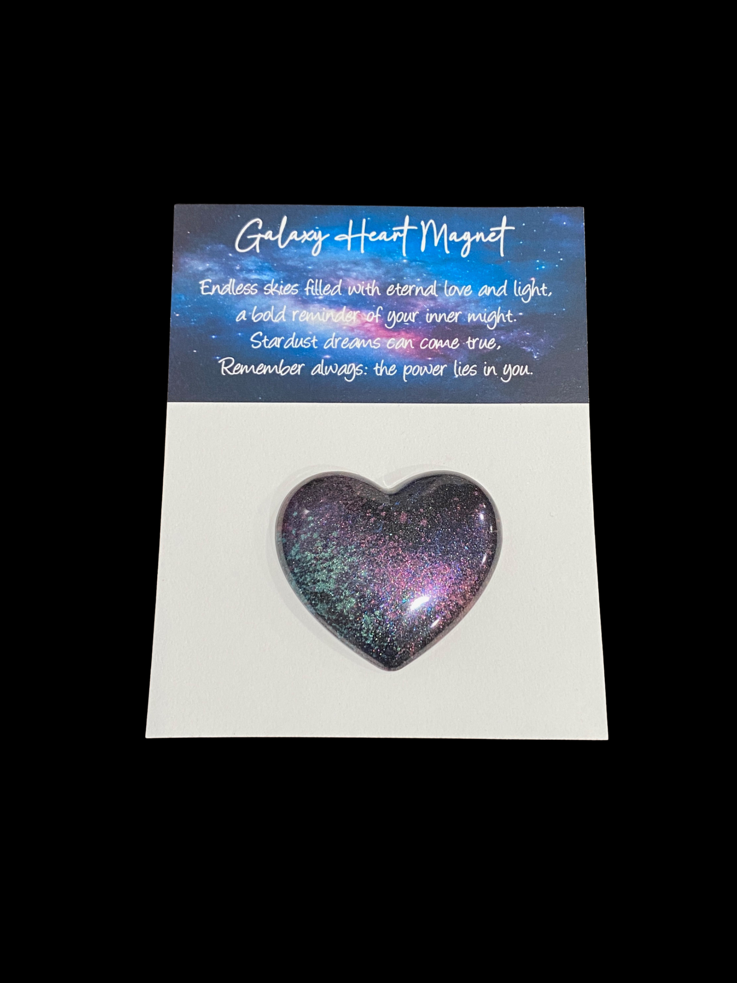 Galaxy Heart Magnet ~No Swirl