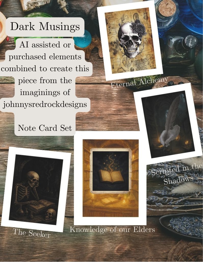 Dark Musings Note Card Set