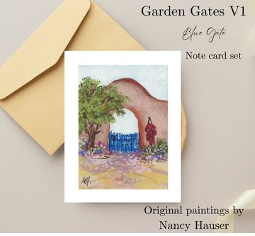 Garden Gates V1 Note Card Set