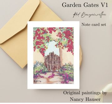 Garden Gates V1 Note Card Set