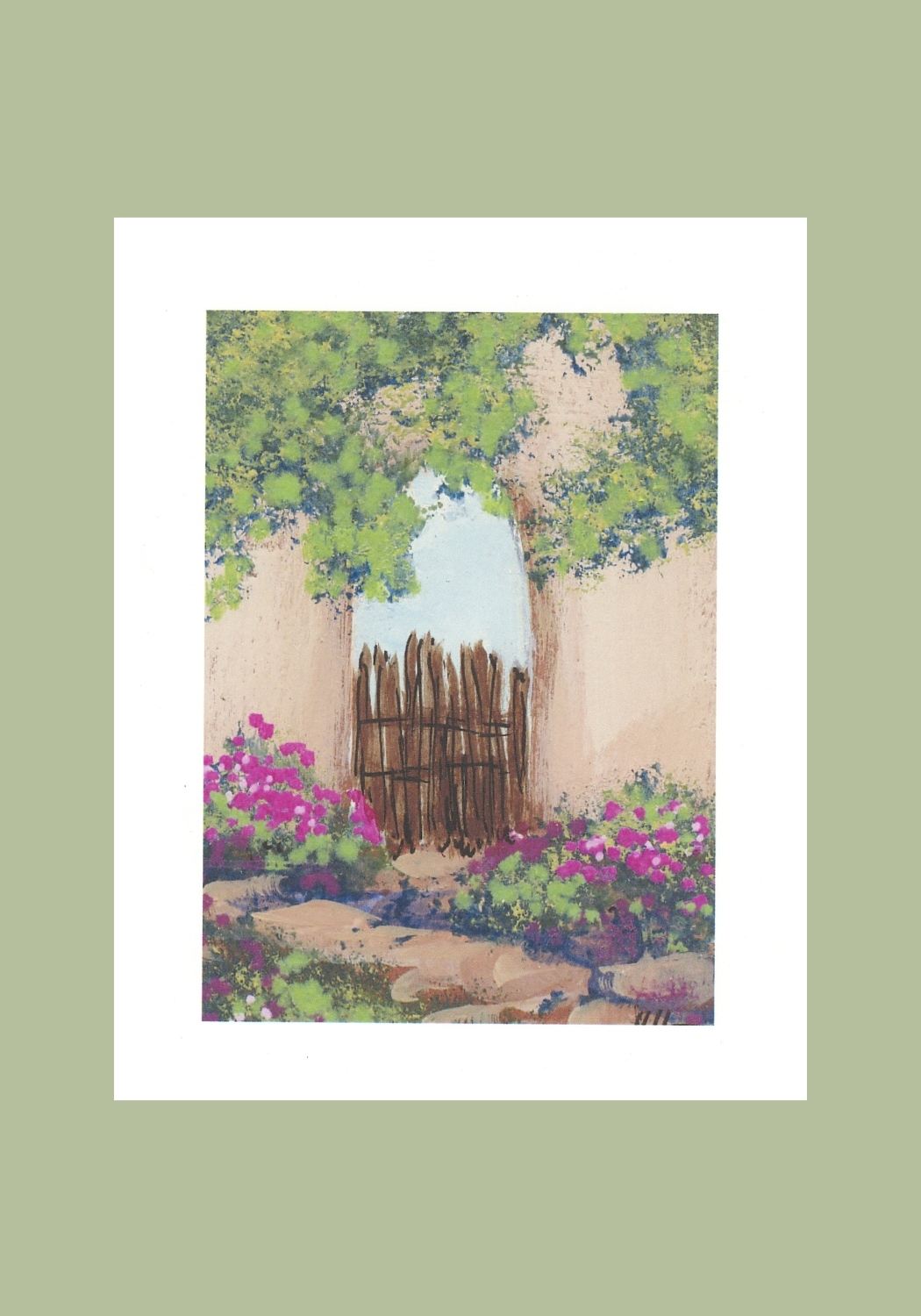 Garden Gates V1 Note Card Set