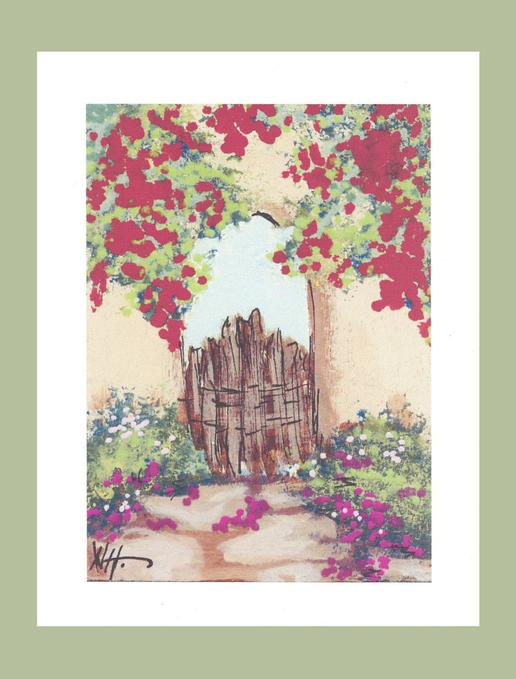 Garden Gates V1 Note Card Set