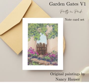 Garden Gates V1 Note Card Set