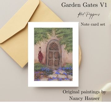 Garden Gates V1 Note Card Set