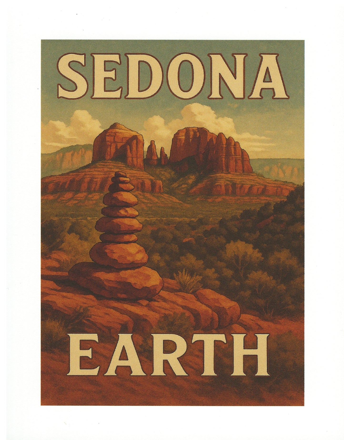 Sedona Elements Note Card Set