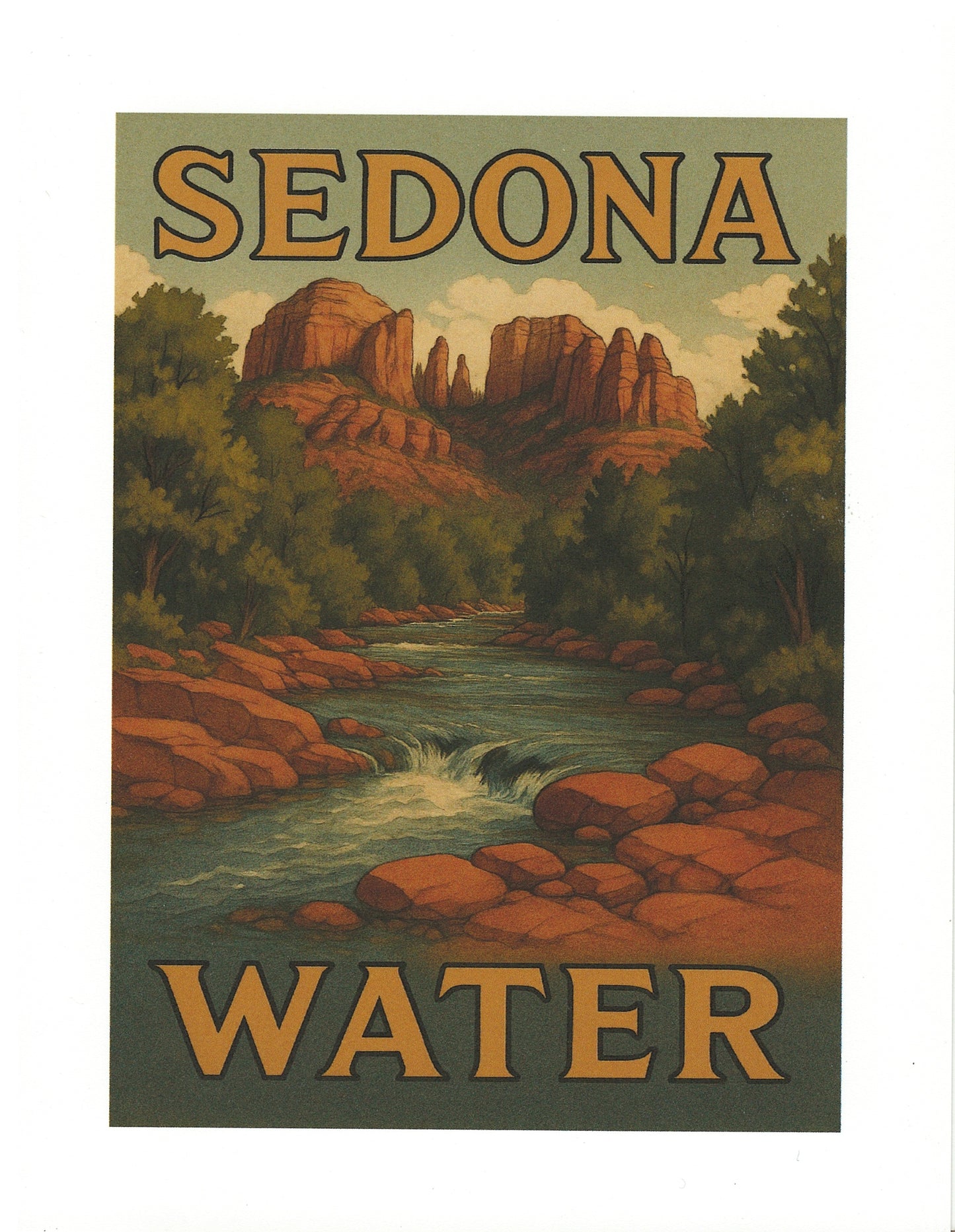 Sedona Elements Note Card Set