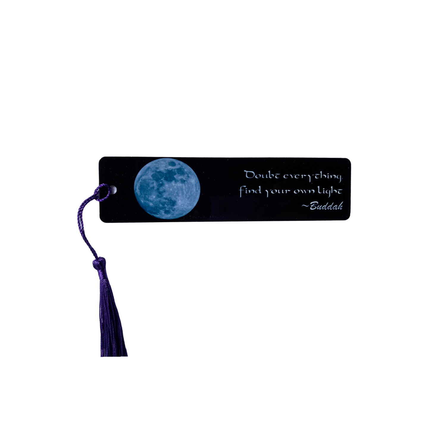 Bookmark-metal Full moon taken in Sedona with inspirational quote