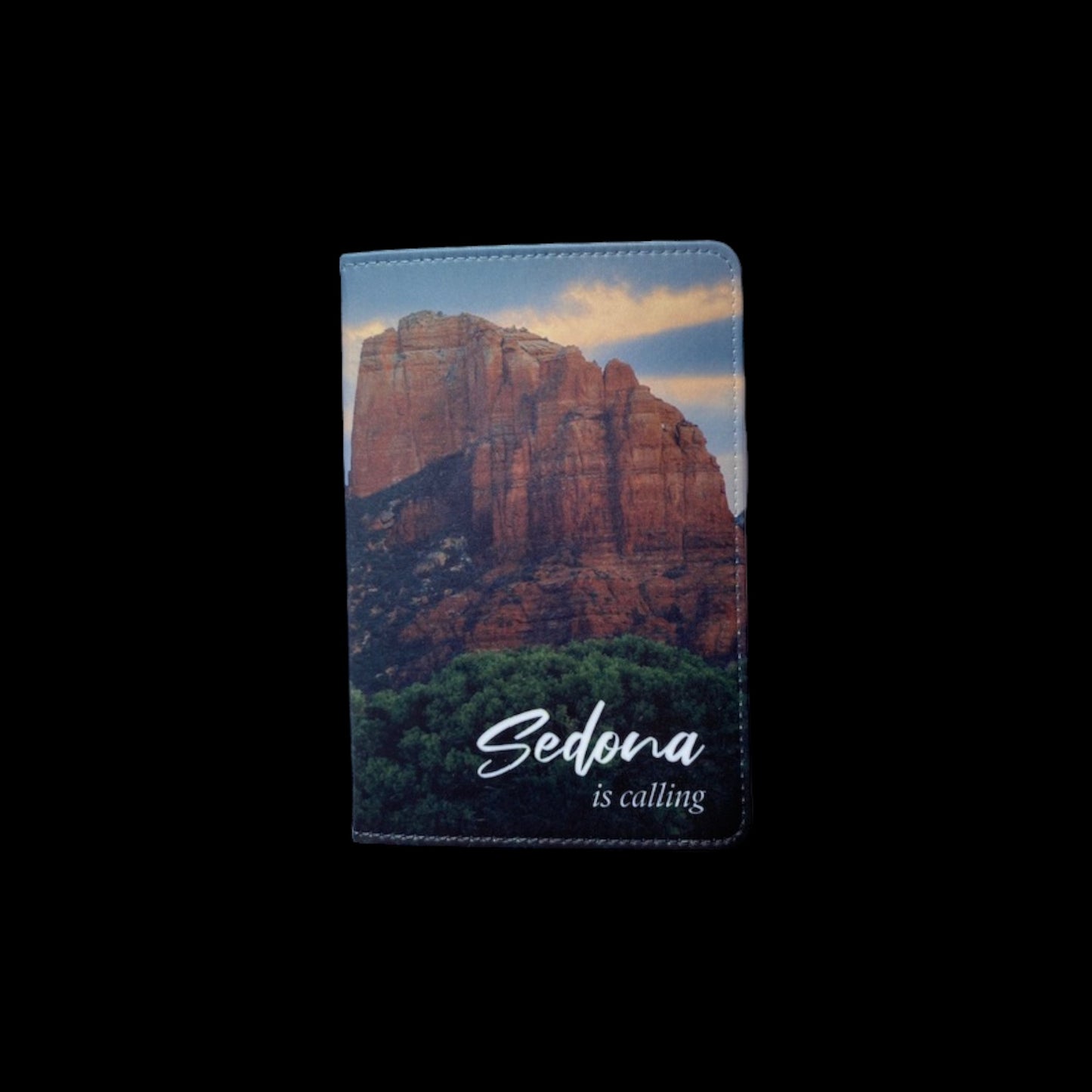 Journal- Sedona is Calling, Cathedral Rock up close, Leatherette Travel Journal