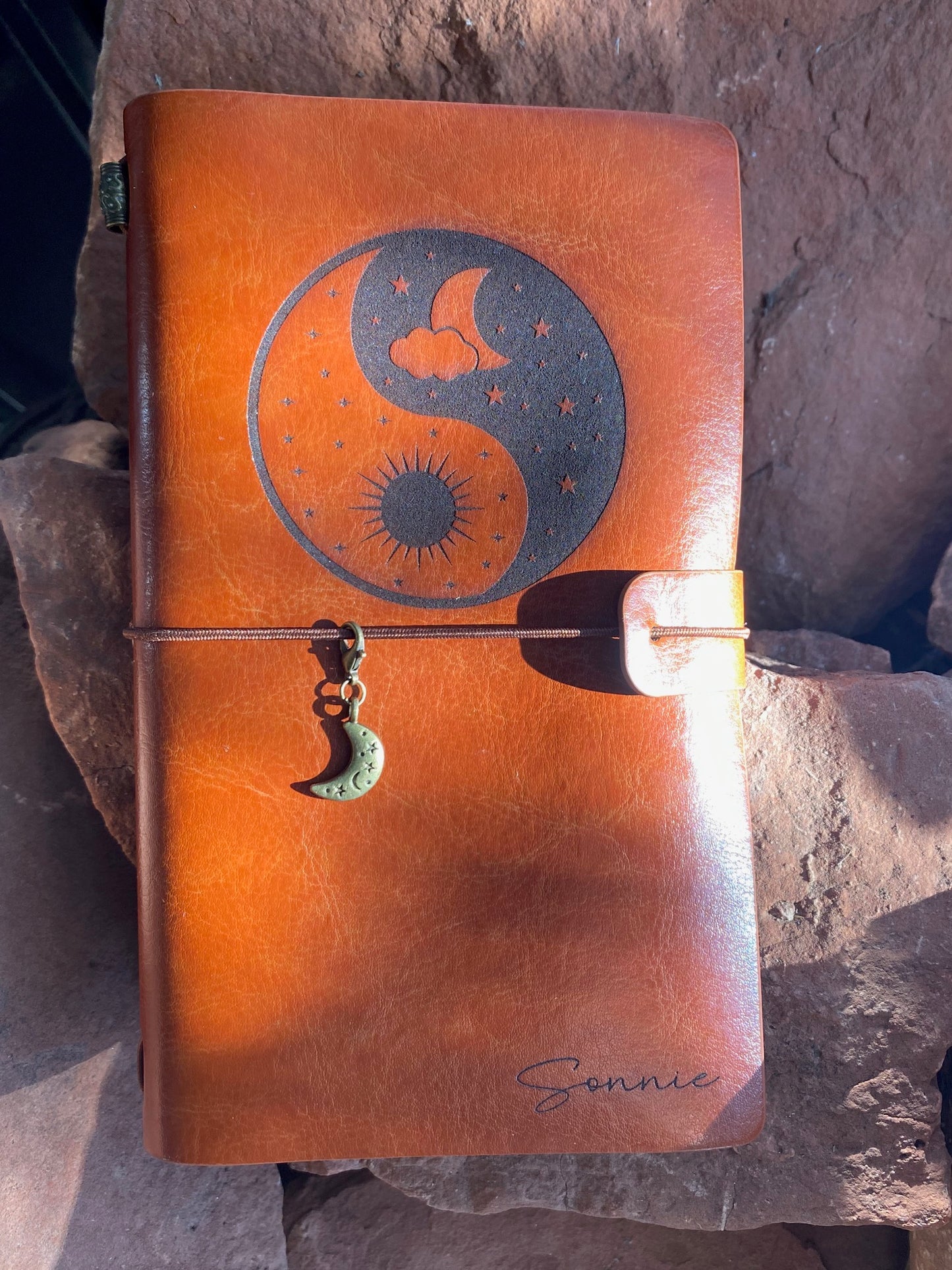 Pathways & Passages Customizable Travel Journals~ Celestial Yin and Yang