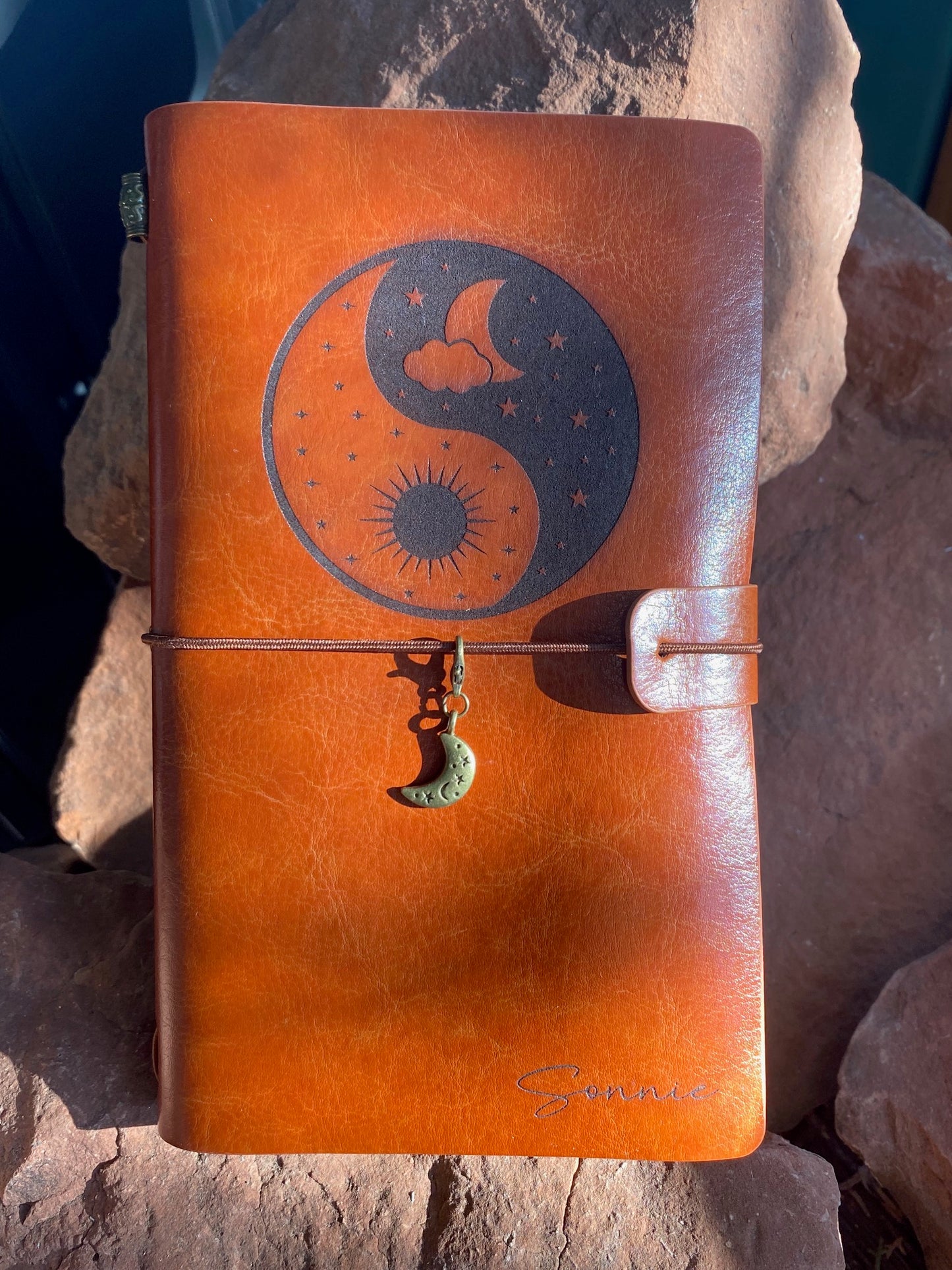 Pathways & Passages Customizable Travel Journals~ Celestial Yin and Yang