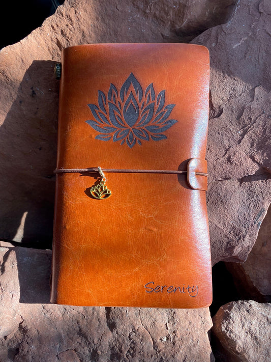 Pathways & Passages Customizable Travel Journals~ Lotus