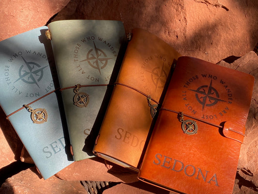 Sedona Not all who wander Travel Journal