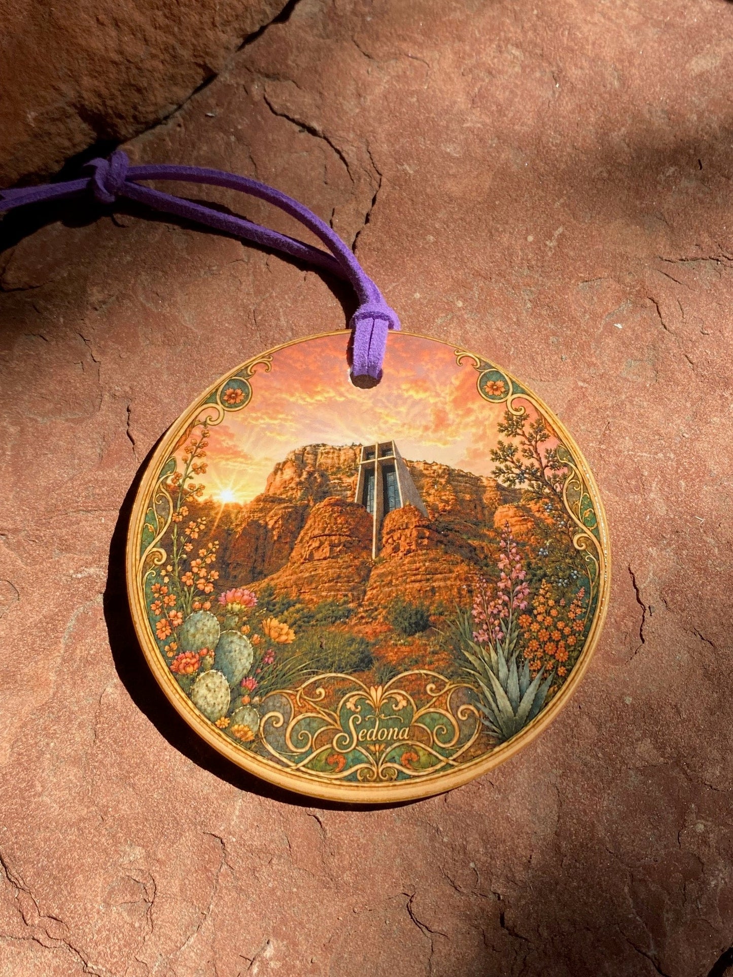 Chapel of the Holy Cross Sedona Ceramic Ornament