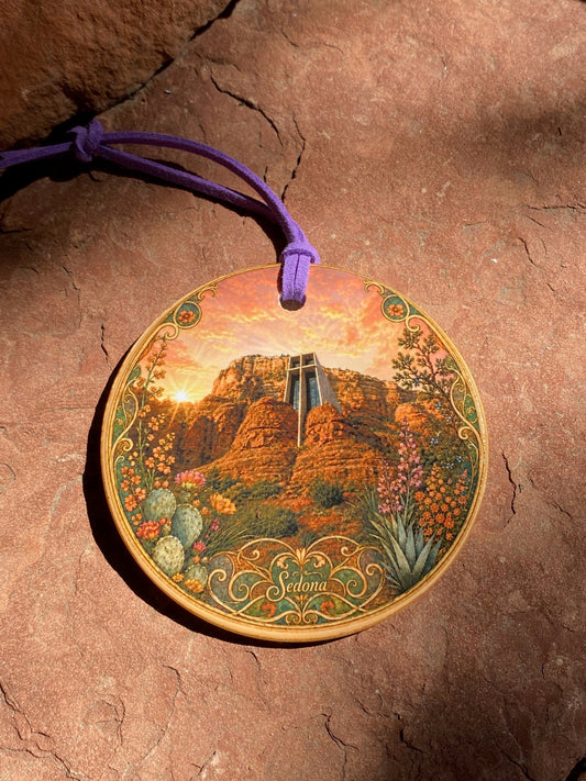 Chapel of the Holy Cross Sedona Ceramic Ornament