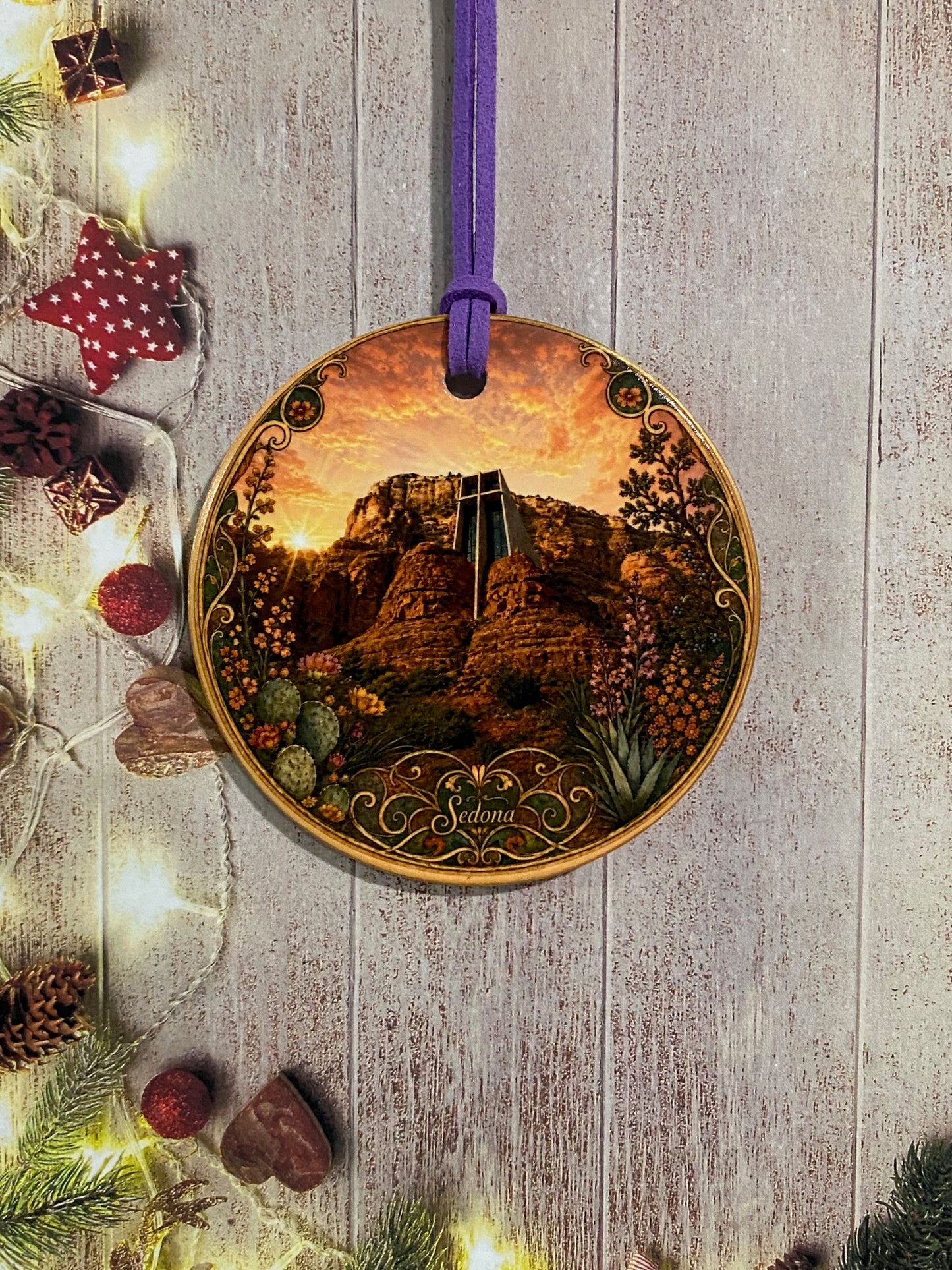 Chapel of the Holy Cross Sedona Ceramic Ornament