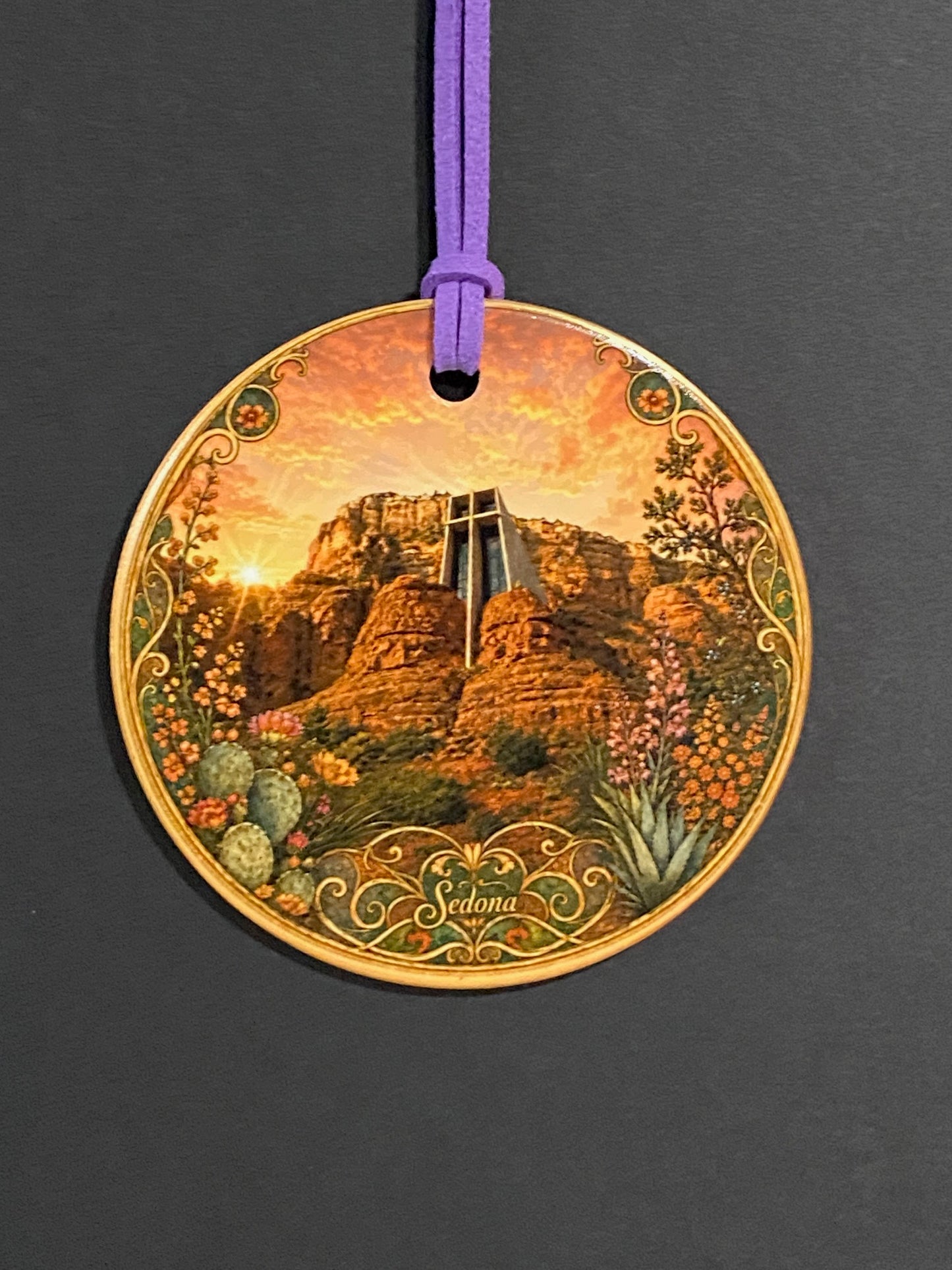 Chapel of the Holy Cross Sedona Ceramic Ornament