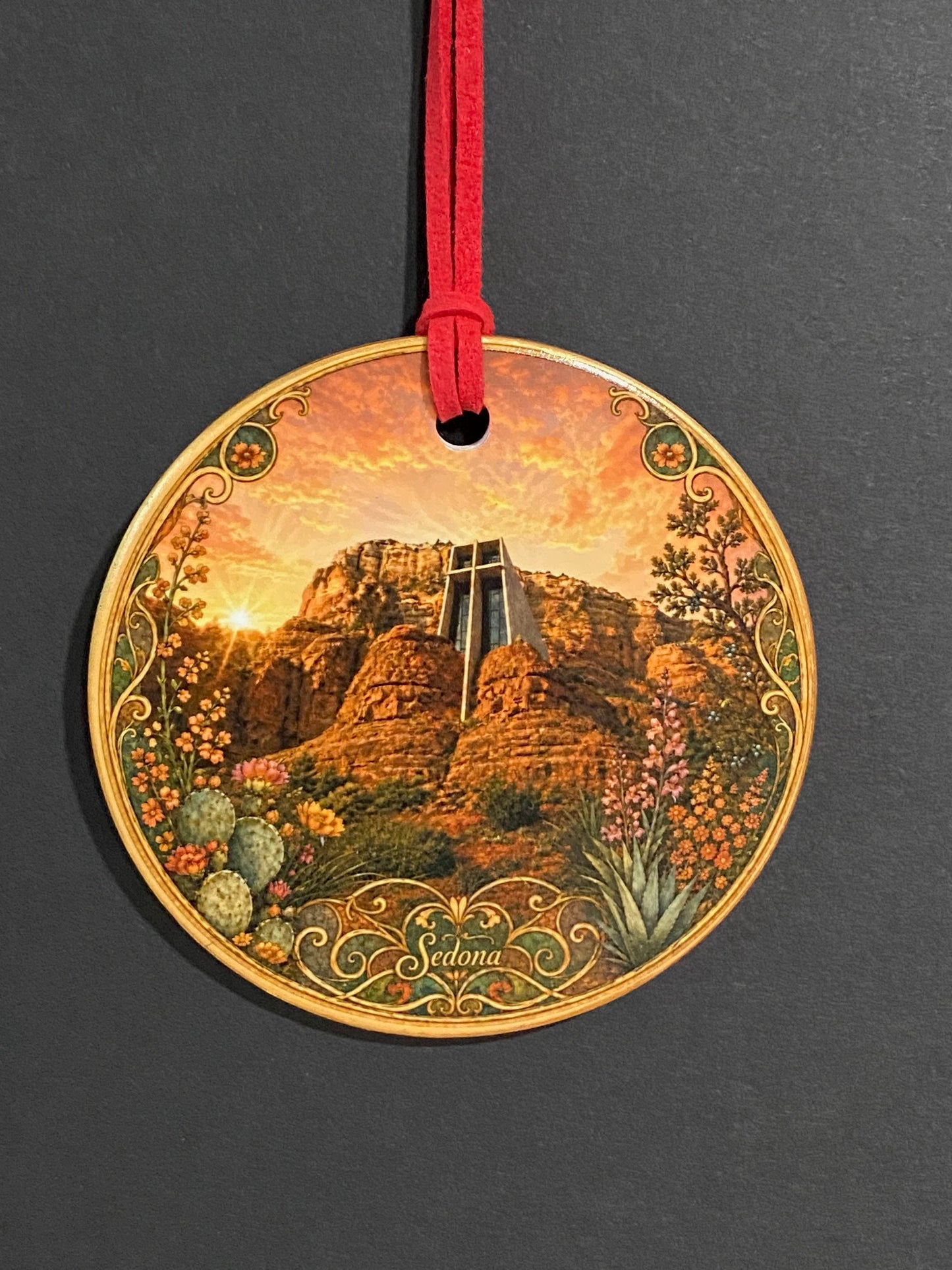 Chapel of the Holy Cross Sedona Ceramic Ornament
