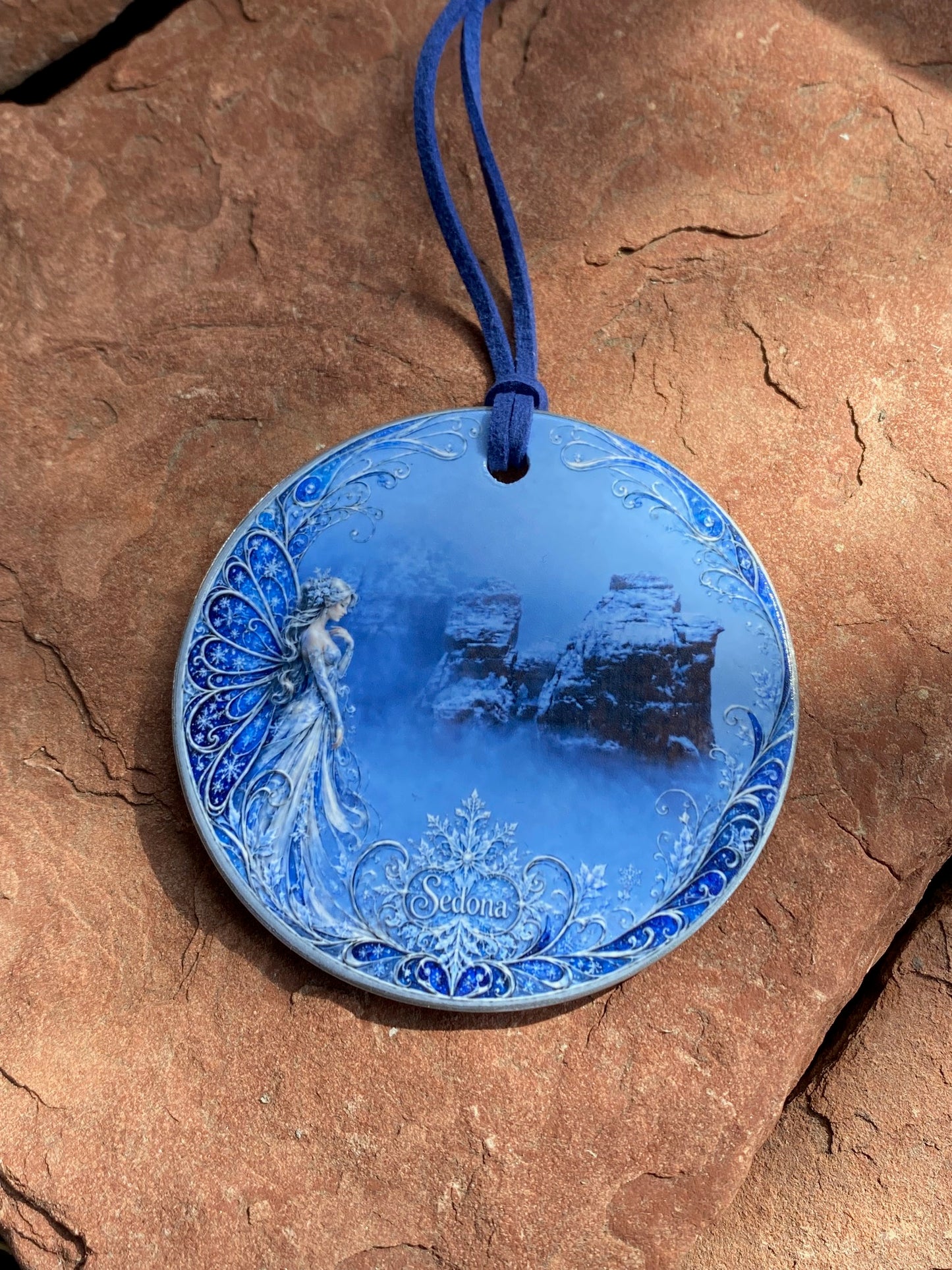 Winter Sprite Sedona Ceramic Ornament