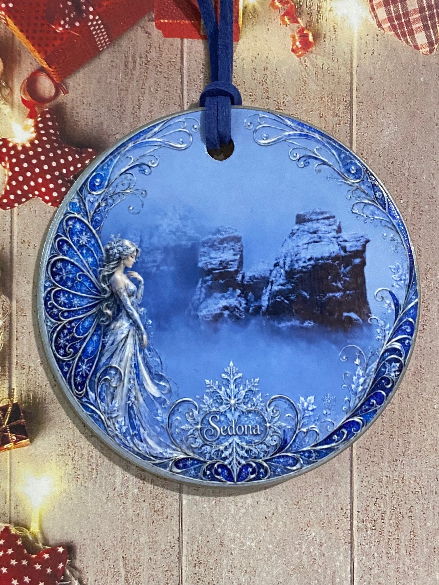 Winter Sprite Sedona Ceramic Ornament