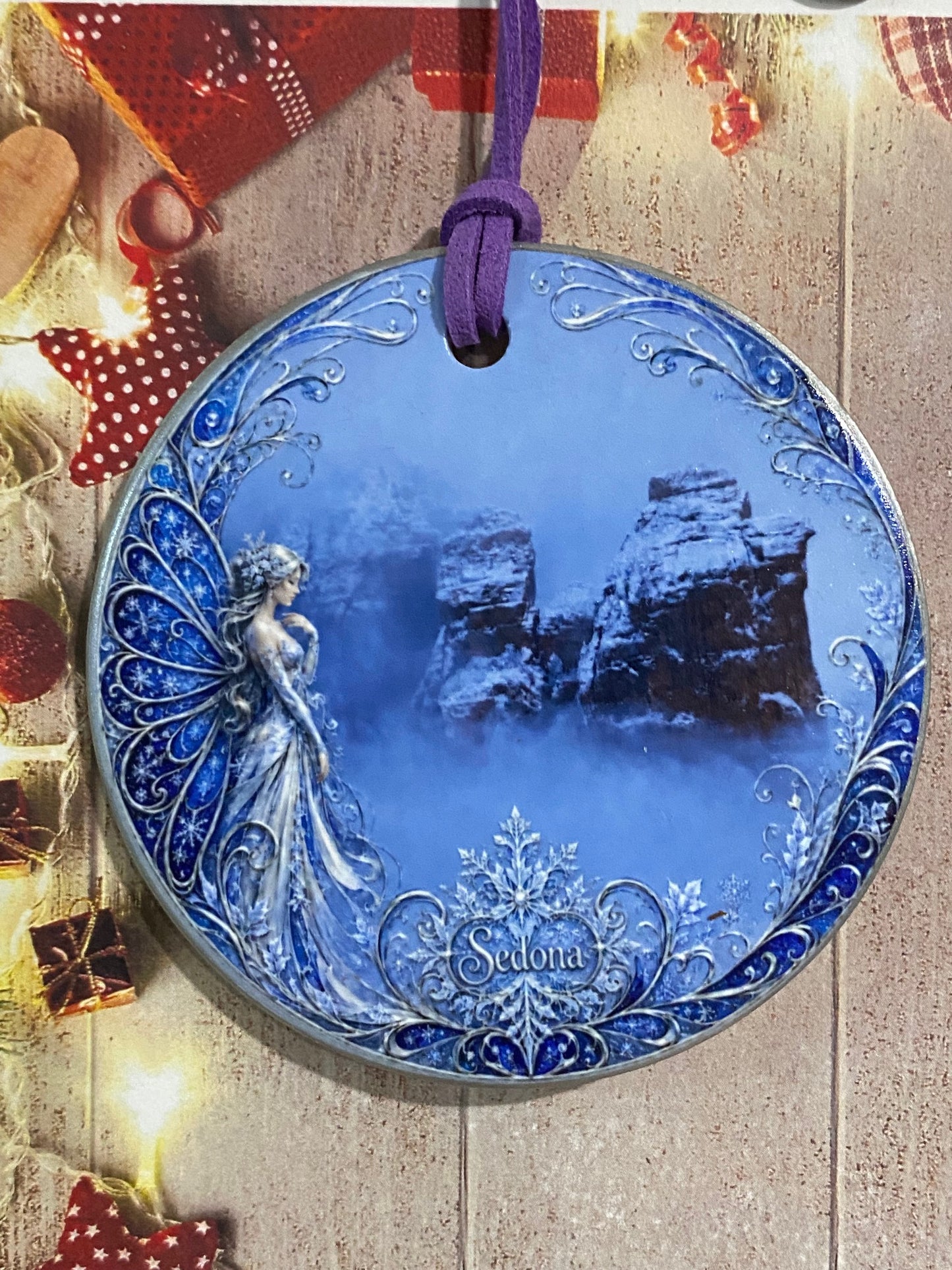 Winter Sprite Sedona Ceramic Ornament