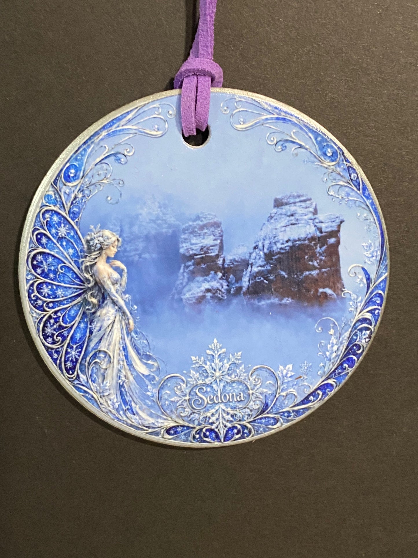 Winter Sprite Sedona Ceramic Ornament
