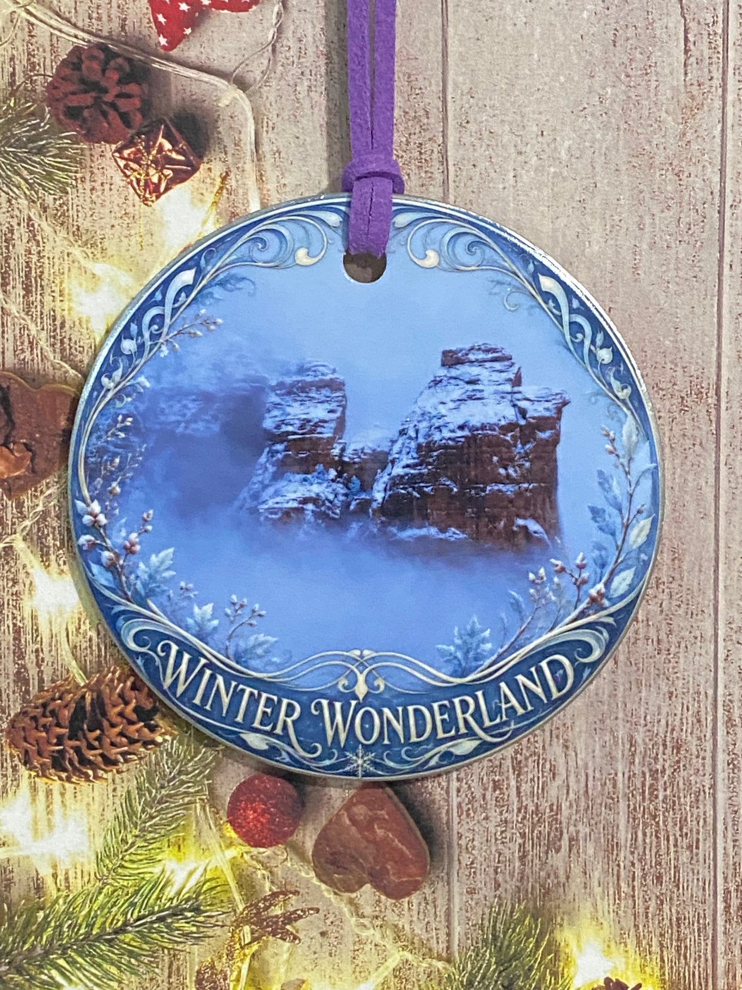 Winter Wonderland Sedona Ceramic Ornament
