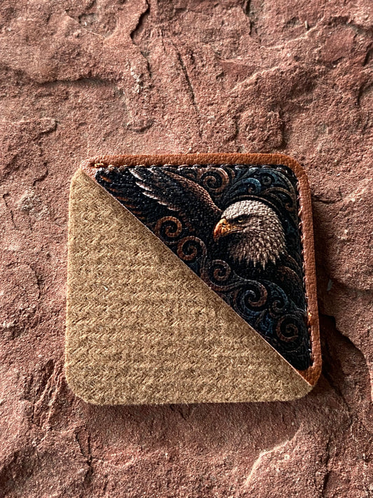 Corner Bookmark: Tribal Eagle