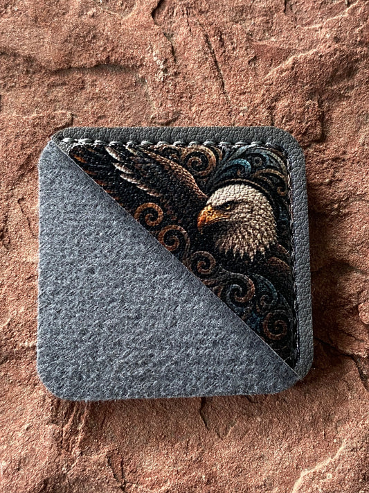 Corner Bookmark: Tribal Eagle