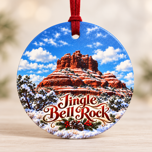 Jingle Bell Rock | Sedona Ceramic Christmas Ornament
