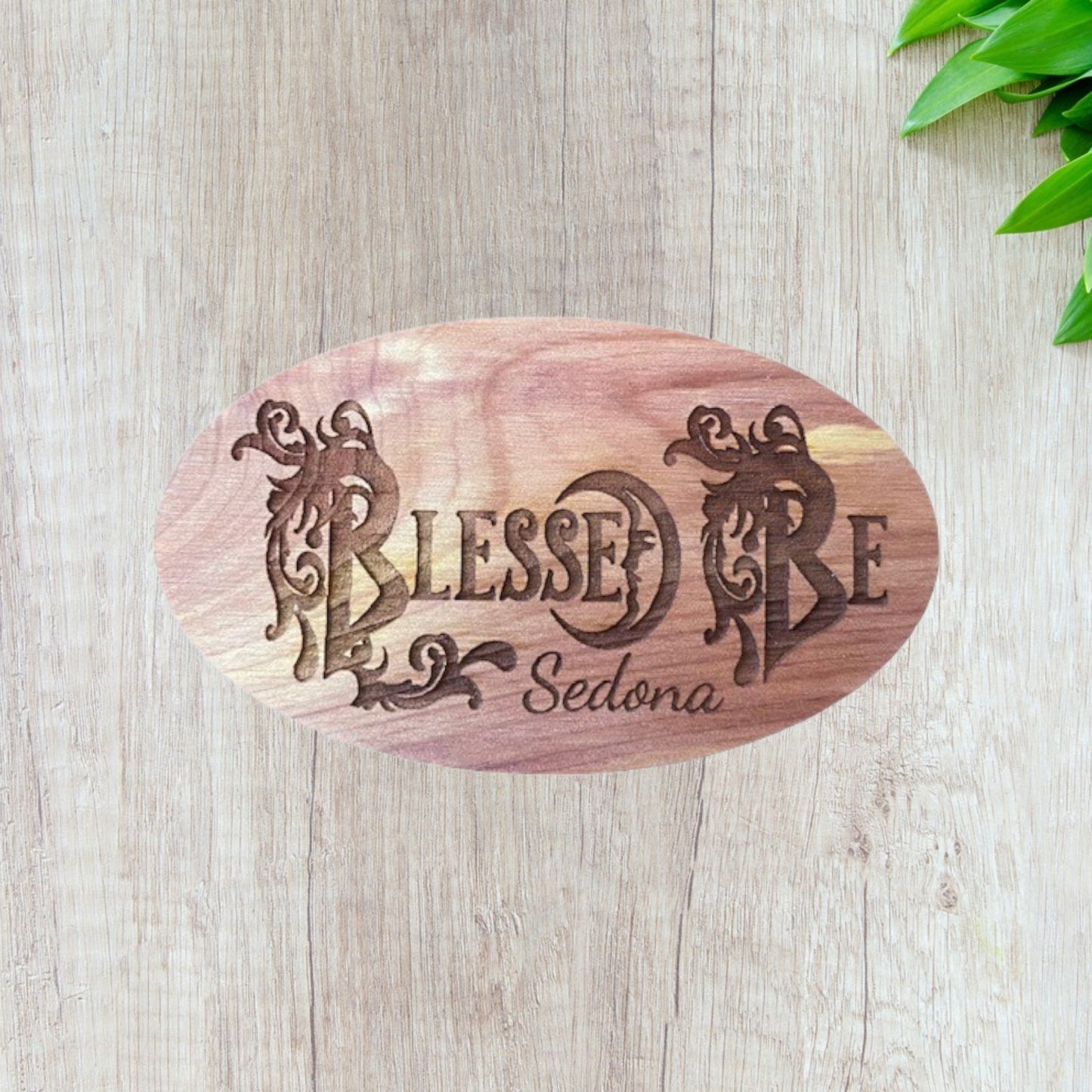 Magnet_ Blessed Be Sedona on Solid Cedar