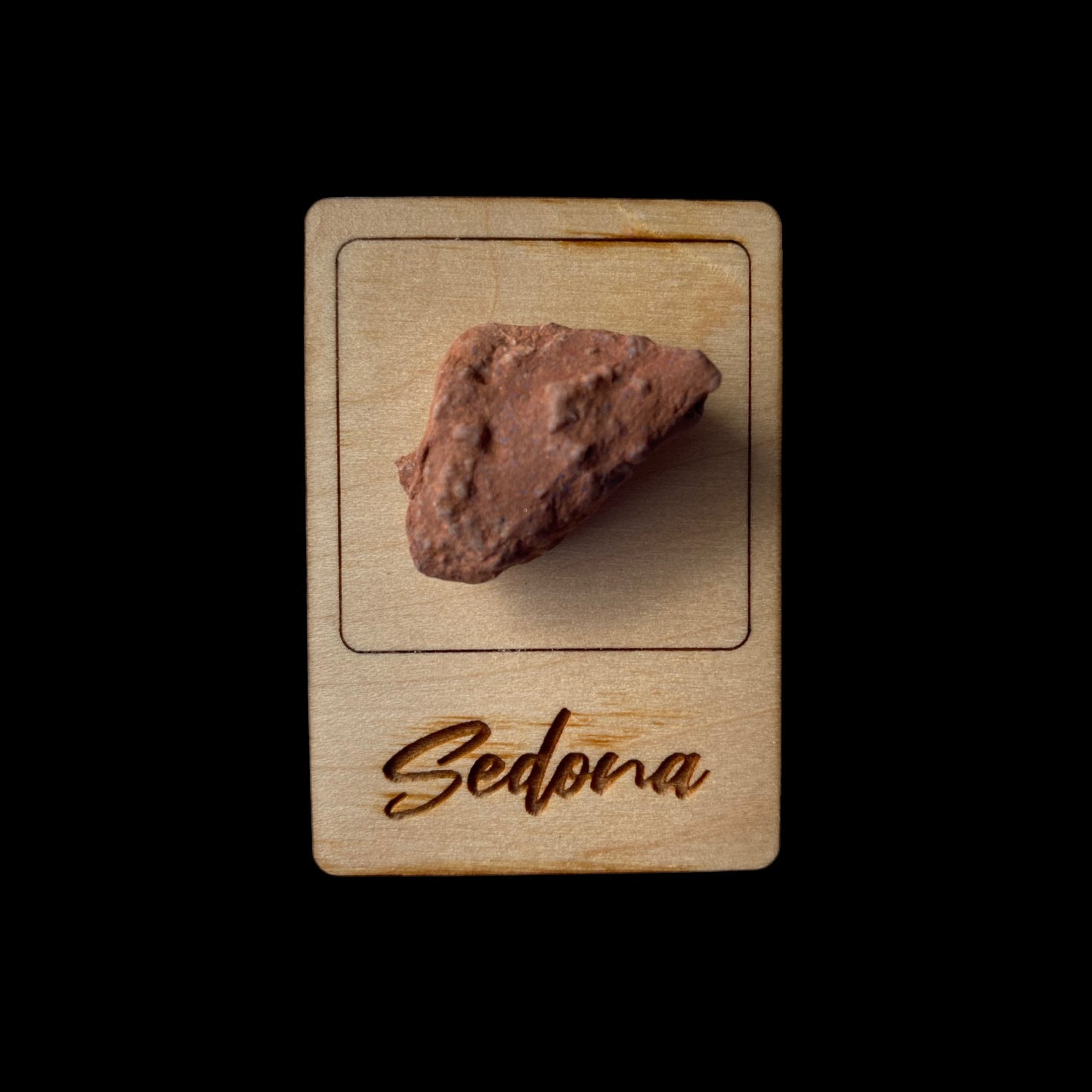 A piece of Sedona Rock magnet