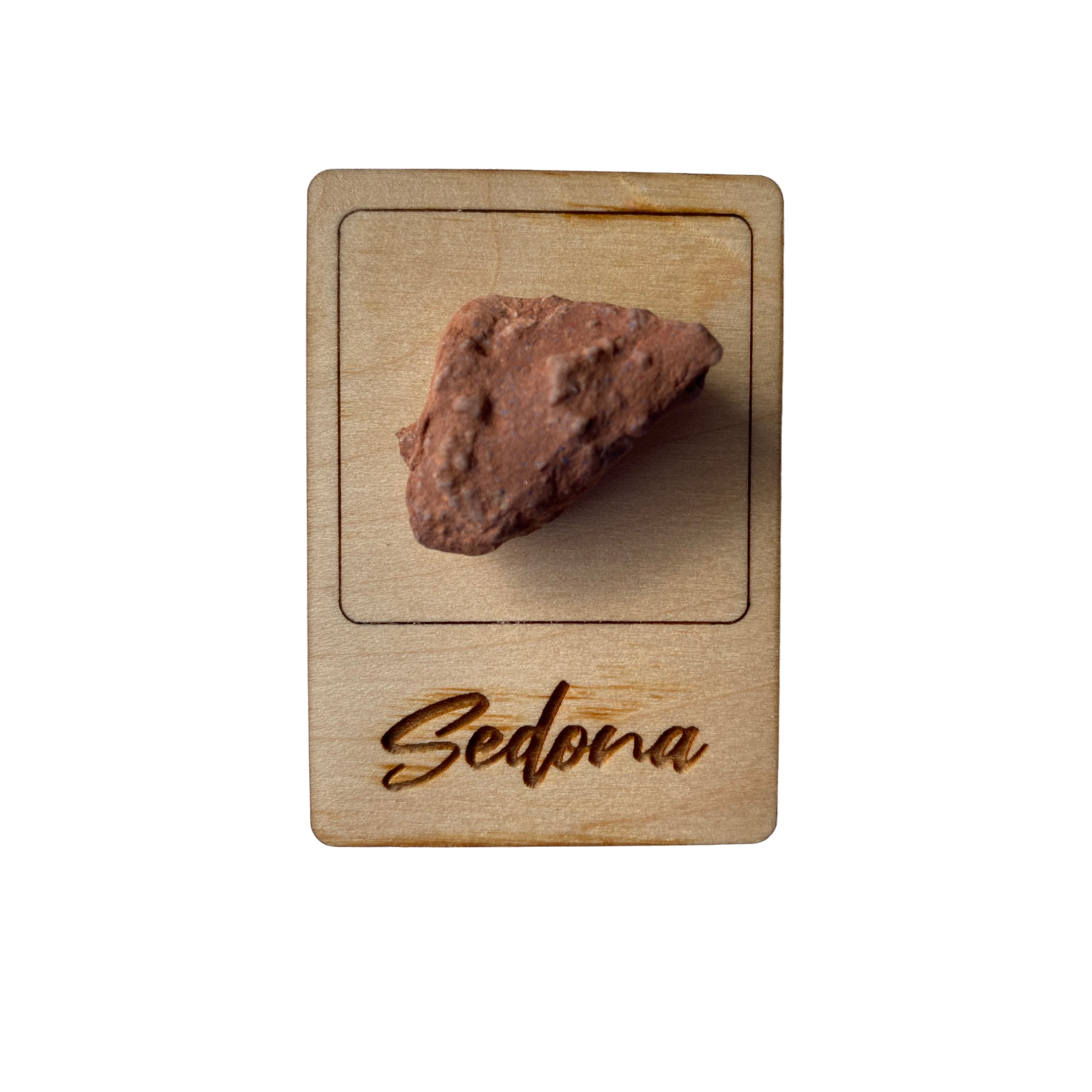 A piece of Sedona Rock magnet