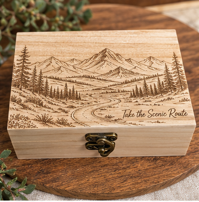 Take the Scenic Route – Premium Adventure Keepsake Gift Box