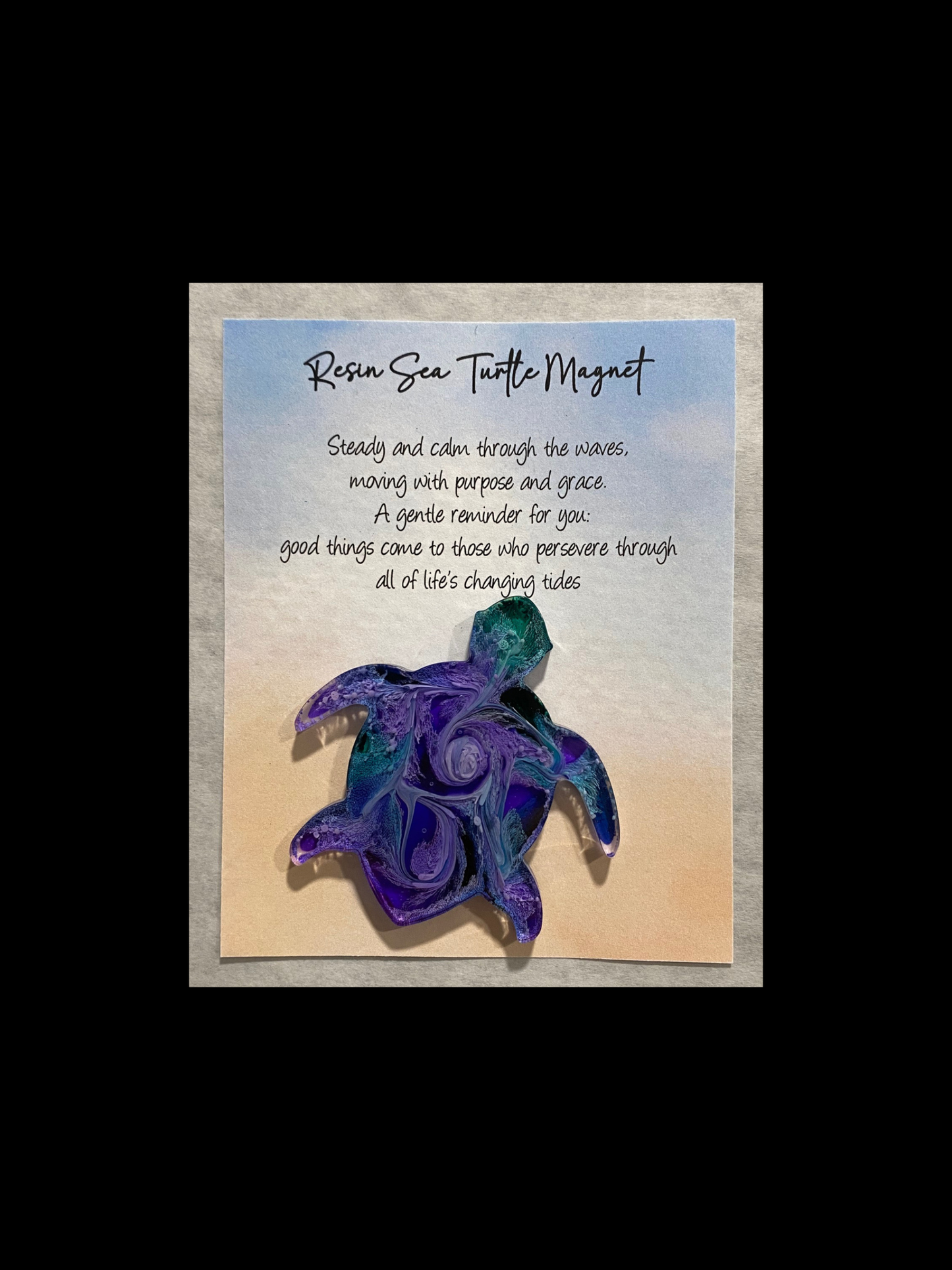 Ocean Dreaming Sea Turtle Magnet